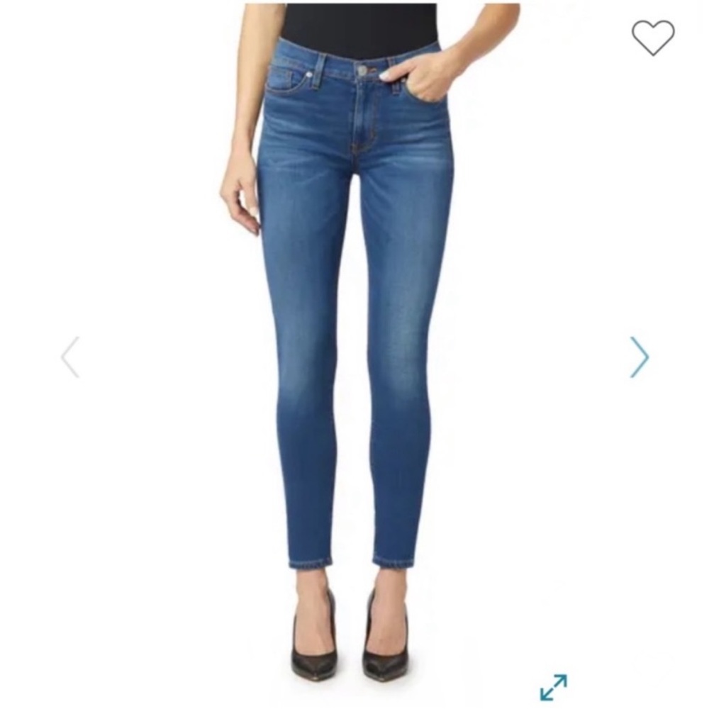 HUDSON JEANS Natalie Mid Rise Ankle Super Skinny
